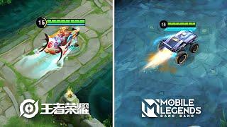 Mobile Legends VS Honor of Kings : Skill  Comparison 2023