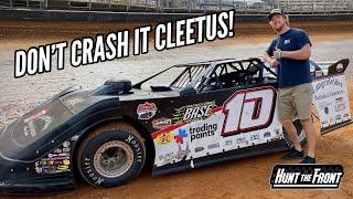 Cleetus McFarland Drove Our Dirt Late Model at Bristol Motor Speedway!
