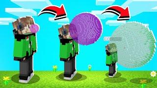 KITA TIUP PERMEN KARET PALING BESAR DI MINECRAFT!!! -BUBLEGUM SIMULATOR