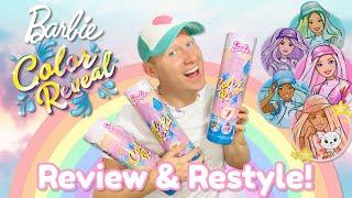 Barbie Color Reveal  Sunshine + Sprinkles! (2022) Review & Restyle!