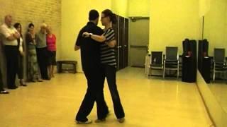 Argentine Tango Lesson - Various Change of Directions using Cross Walking