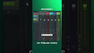 Route Channels Fast With This Shortcut | FL Studio Tutorial #shorts