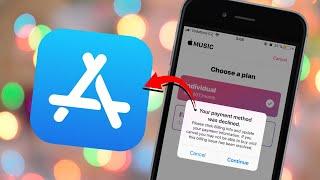 Your Payment Method Was Declined | How to Fix Your Payment Method Was Declined | iOS 16 | 2023