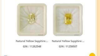 Buy Natural Yellow Sapphire Online