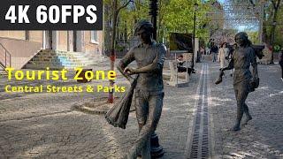 Central Streets & Parks of Chisinau, Moldova - Tourist Zone - 4K 60 FPS