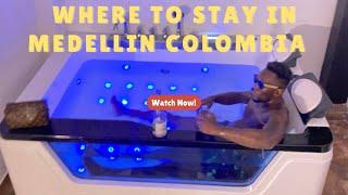 WHERE TO STAY IN MEDELLIN COLOMBIA | AIRBNB TOUR W/JACUZZI
