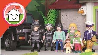 Playmobil Polizei Film deutsch Kommissar Overbeck Die Alarmanlage von Familie Hauser