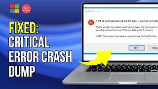 Valorant Critical Error Crash Dump FIX (100% WORKING UPDATED)