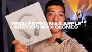 TEMU P9 Pro Max Apple AirPods Max Clones