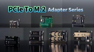 PCIe to M.2 adapters for Raspberry Pi 5, support NVMe Protocol, different options