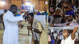 Odehyieba Priscilla worships with Catholic Deanery Youth, Wassa Akropong