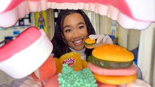 ASMR Dentist Cleans Your Teeth & Eats The Candy (That Looks Like Food) Out Of It  Dentist Role-play