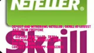 How to deposit in Neteller and skrill deposit via paytm and bank account