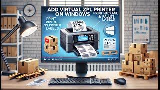 Setup Virtual ZPL Printer on Windows | Print Package & Pallet Labels with Virtual Printer