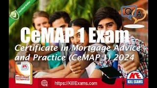 Pass CEMAP 1: Certificate in Mortgage Advice and Practice Exam in 24 Hours