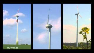 Enercon wind energy turbines in action