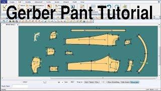 Gerber Pant Tutorial | Pant Design by Gerber Software | Men's Pant Tutorial | Designer Pants |Bangla