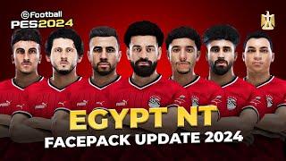 EGYPT NT FACEPACK UPDATE 2024 - FOOTBALL LIFE 2024 & PES 2021