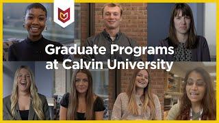 Graduate Programs at Calvin University | Master's Degrees Designed for You