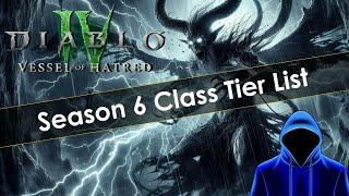 Diablo 4 Vessel of Hatred Class Tier List