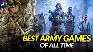 10 Mind-Blowing Video Games Based On Army | Best Military Games Ever Made