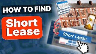  How to Find Short Lease DEALS | Property Filter