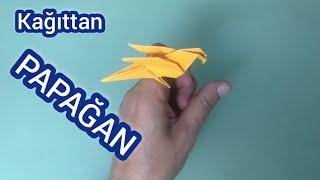 Origami Easy to Make Paper Parrot Kağıttan PAPAĞAN Yapılışı kolay #keşfet #parrot