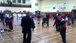 Adam Hanlon's Kumite for 3rd place @ the competition in Moate