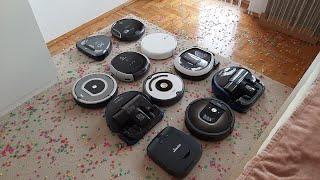 RoboVac Party#6: Roomba, Samsung, Xiaomi, Electrolux, Vileda | mix of colorful streamers! 