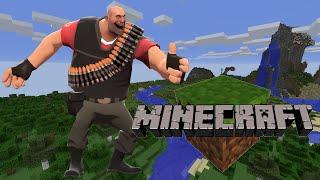 Heavy plays Minecraft