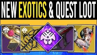 Destiny 2: NEW EXOTICS & CRAFTING WEAPONS! Catalyst QUEST, Exotic Sword, Dungeon Drops (Season 17)