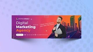 How to Make a Digital Marketing Website Banner Template in Photoshop