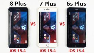 iPhone 8 Plus vs iPhone 7 Plus vs 6s Plus PUBG TEST in 2022 | iOS 15.4 PUBG MOBILE TEST