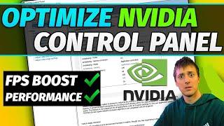 OPTIMIZE NVIDIA CONTROL PANEL Settings for Performance and Gaming (FPS/LATENCY) PC