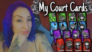 Taking a look at my Court Cards  | My Tarot Deck Journey | Making a Tarot Deck