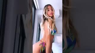 Celeste Bright - Colourful bikini  #fashiongirl #celestebright #bikini #swimsuit #gorgeous