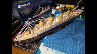 Сборка Титаник 3d пазл с подсветкой  1 - 95  REZARK.