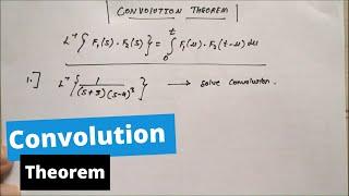 Convolution Theorem |  Inverse laplace transform {hindi} | Maths 3 Engineering