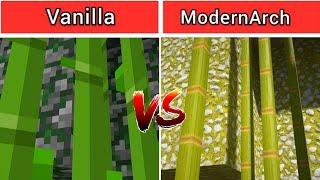 Minecraft Vanilla VS ModernArch Realism 1024x 2020| Graphics Comparison|gaming|Minecraft vs RealLife