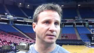 Scott Brooks on the atmosphere of Power Balance Pavilion