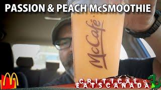 Passion & Peach Smoothie from McDonald's Canada