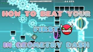 Tutorial | How to beat your first demon in Geometry Dash [2022]