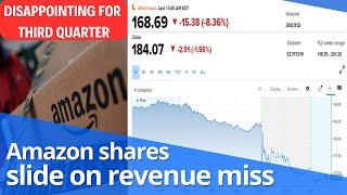 Disappointing q3 forecast sends Amazon stock tumbling