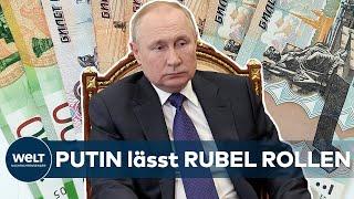 PUTIN: RUSSLAND akzeptiert für Gas-Lieferungen nach Europa nur noch RUBEL | EILMELDUNG