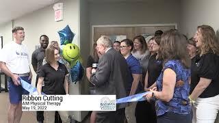 Batavia Chamber of Commerce Ribbon Cutting Ceremony: AIM Physical Therapy.  May 19, 2022