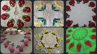 crochet doily pattern / crochet thalposh,woolen rumal, Crochet Knitted Placemats design