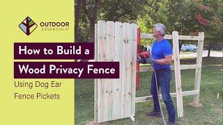 How to Build a Wood Privacy Fence