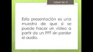 Convertir presentación de PowerPoint a video sin perder el audio