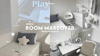 Aesthetic Room Makeover 2024️ 彡 Pinterest inspired, Temu unboxing, cleaning + tour