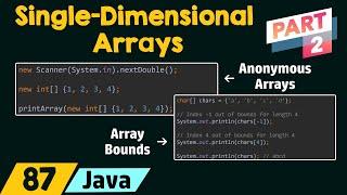 Single-Dimensional Arrays in Java (Part 2)